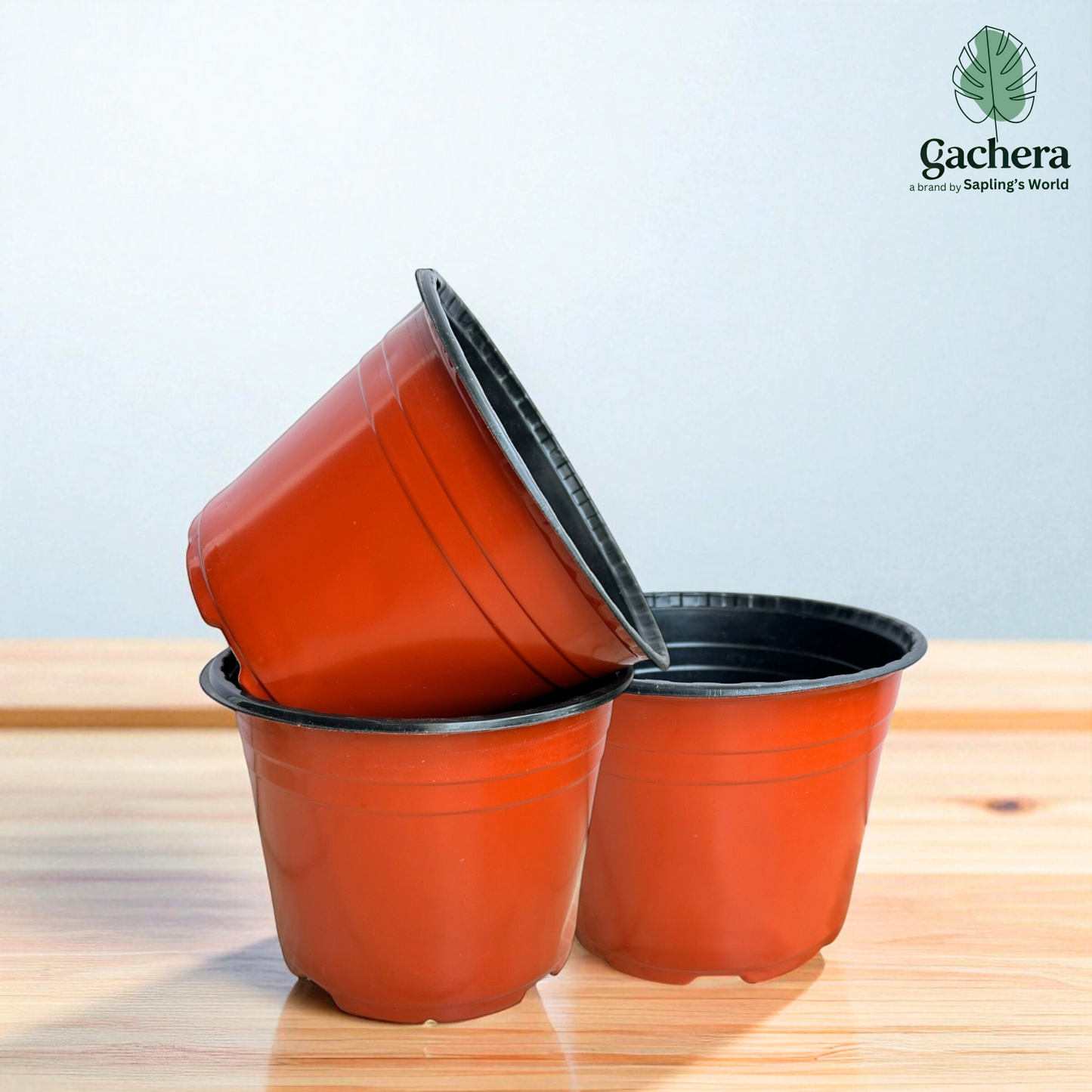 8 Inch Low Height (LH) Thermoform Flower Pot (8" Dia x 6.1" H)